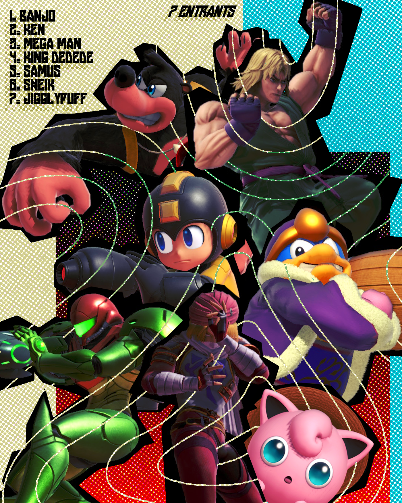 Super Smash Bros. Graphics (Top 8. Top 32, etc) | Customizable